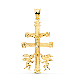 CRUZ DE CARAVACA 18K